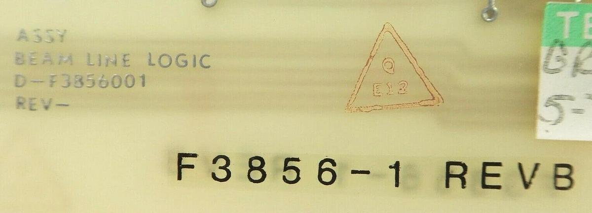 Used Varian Semiconductor VSEA D-F3856001 Beam Line Logic Board PCB Card Rev. B Spare