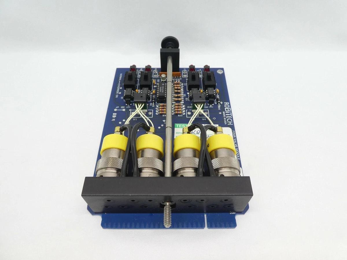 Robitech 980-4513 Four Valve Module PCB Card New Surplus