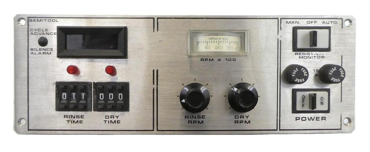 Used Semitool P228-4E Spin Rinse Controller Module Working Surplus