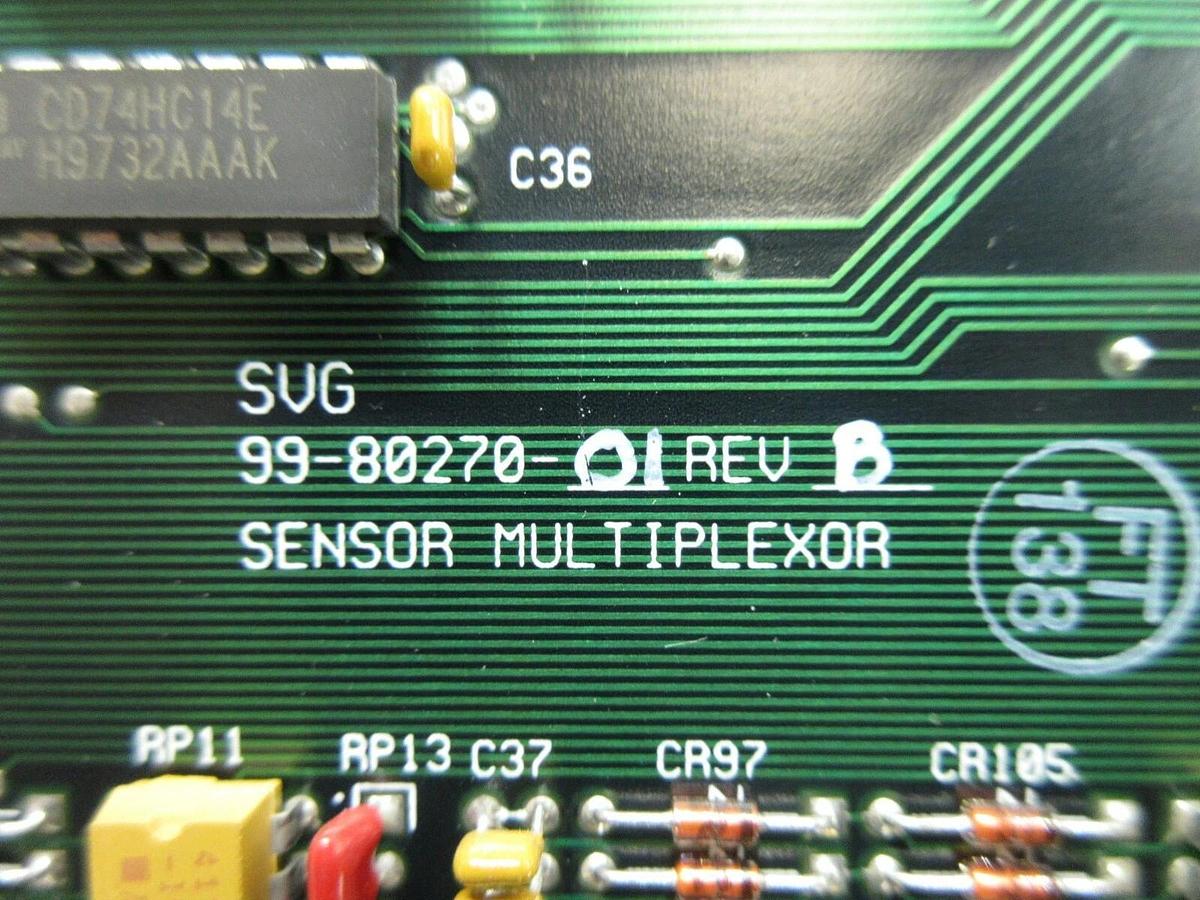 Used SVG Silicon Valley Group 99-80270-01 Sensor Multiplexor Board PCB 90S DUV Used