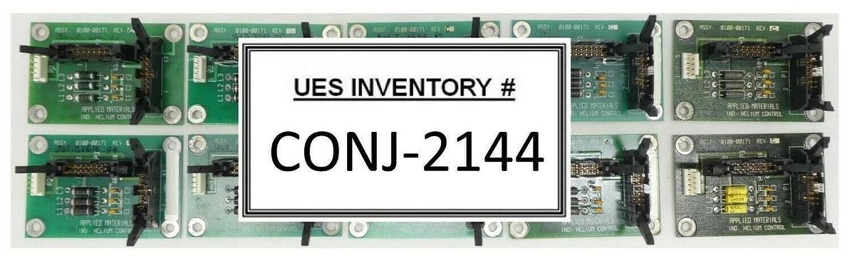 Used AMAT Applied Materials 0100-00171 Independent Helium Control PCB Lot of 10 Spare