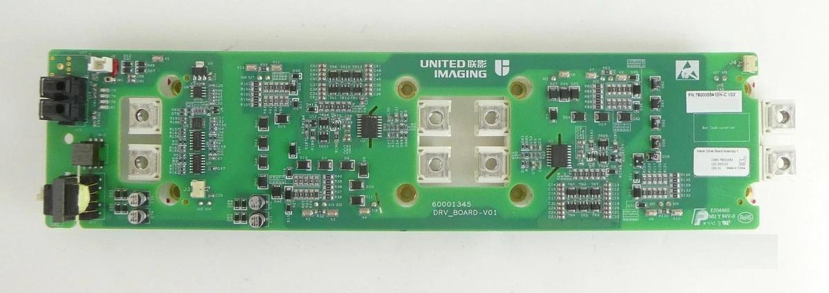Used United Imaging 78001124 UIH-C V02 Driver PCB Assembly 2 60001345 Lot of 3