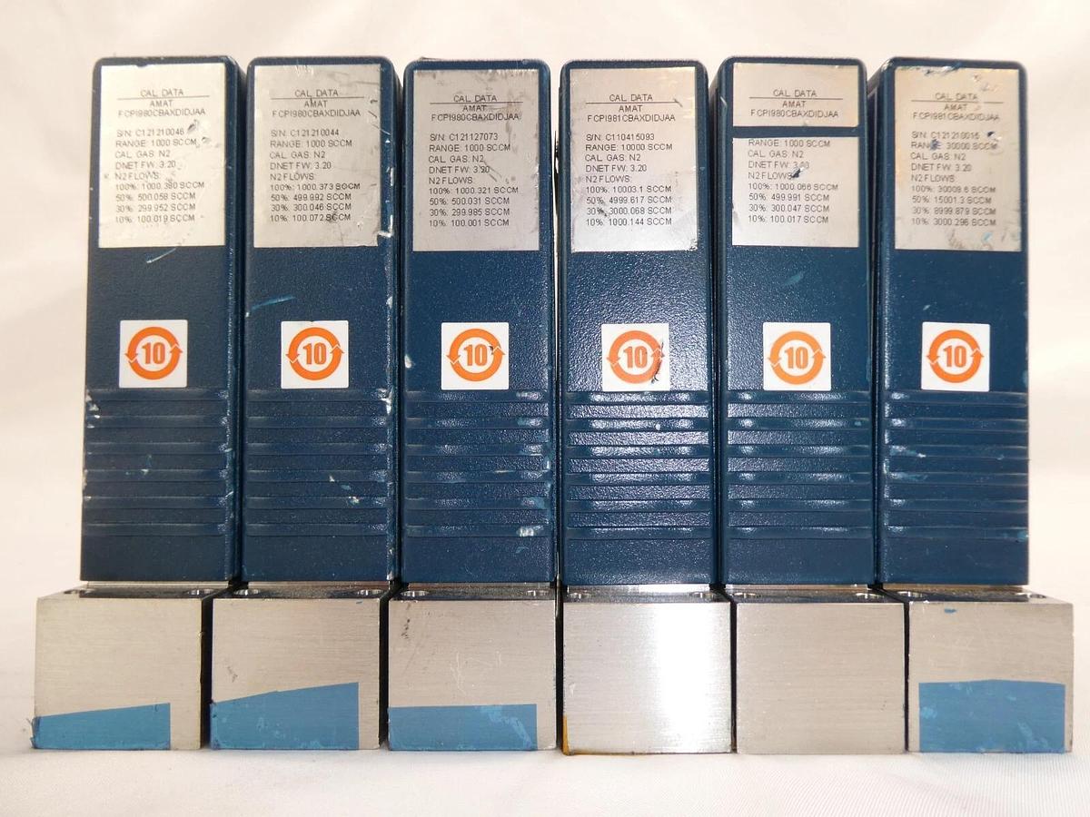 Used Aera PI-98 Mass Flow Controller MFC AMAT 0190-34215 Reseller Lot of 11 Working