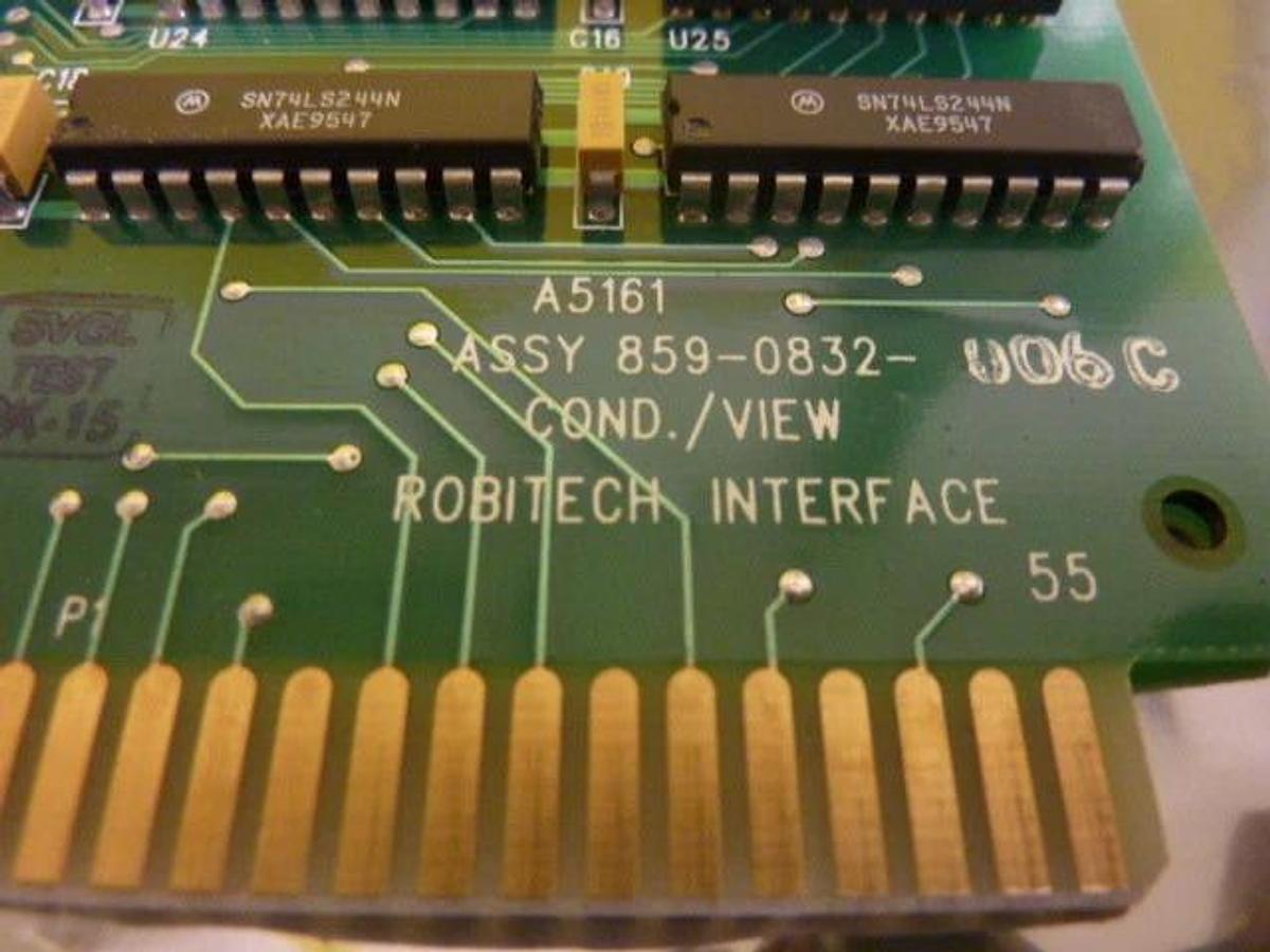 Used Robitech 859-0832-006C Robot Interface Board A5161 ASML Lithography Used Working