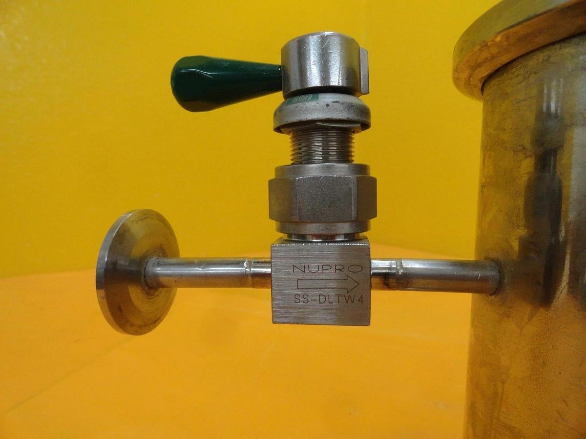 Used Fuji Seiki High Vacuum Nipple Tee Stainless QF100 ISO-LF to ISO100 SS-DLTW4 Used