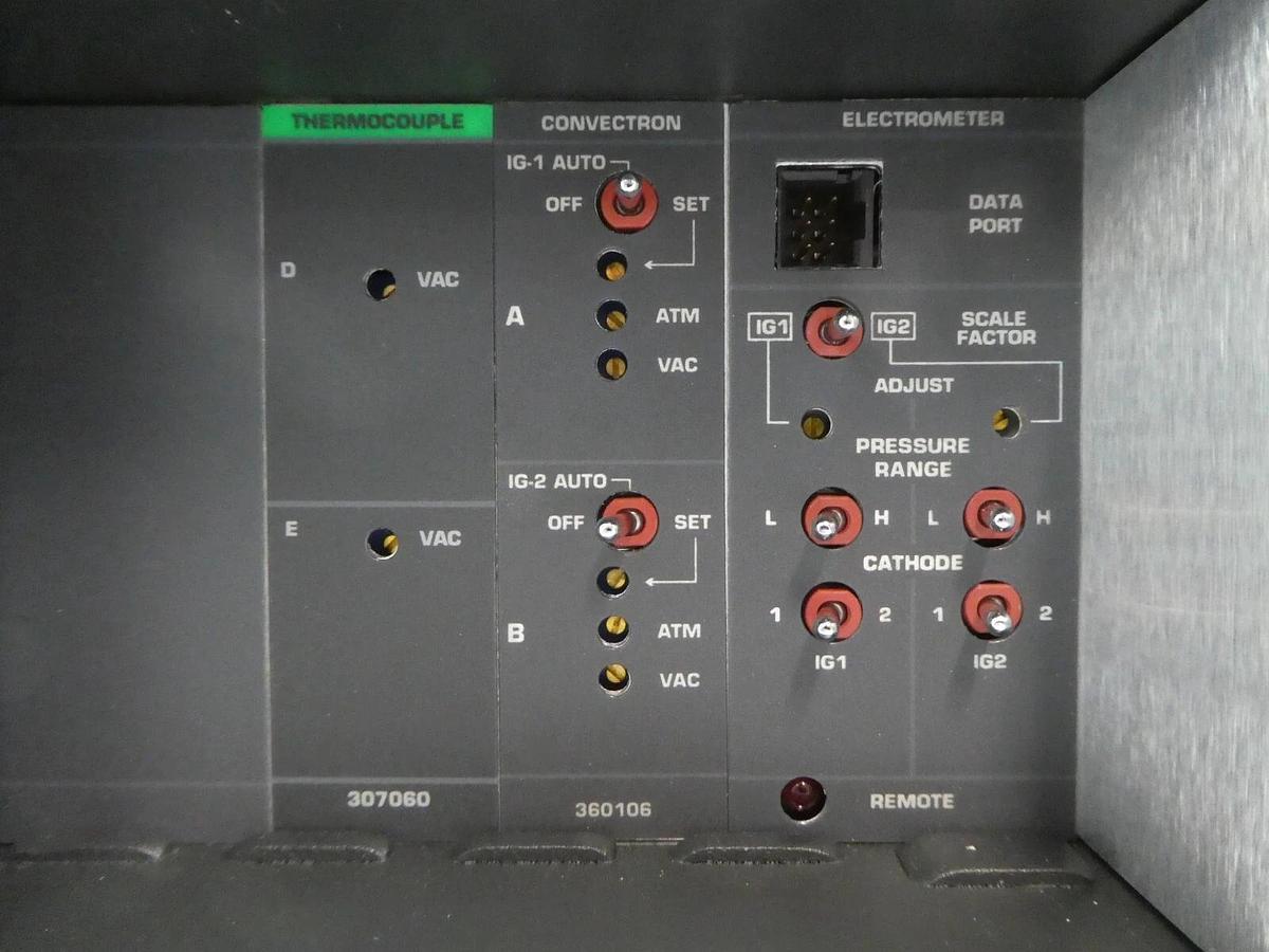 Used Granville Phillips 360250 360 Stabil Vacuum Gauge Controller Working Surplus