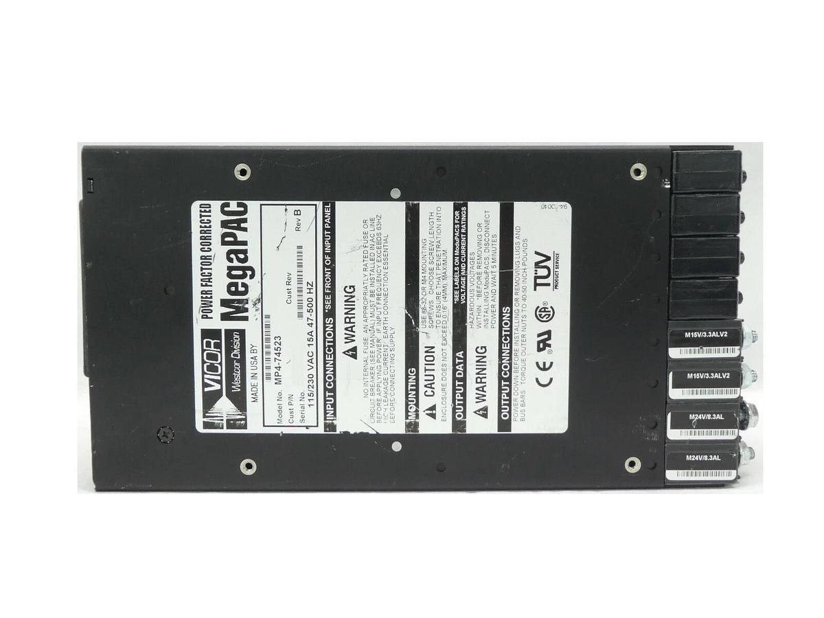 Used Vicor MP4-74523 Power Supply MegaPAC 10-130039-05 C Working Surplus