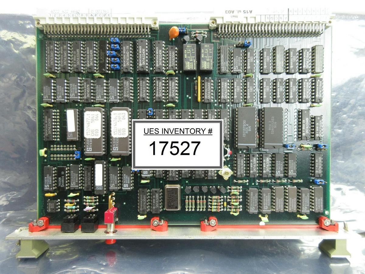 Used Philips PG 2910 Processor PCB Card SYSGPB ASML 4022.422.6640 PAS 5000/2500 Used