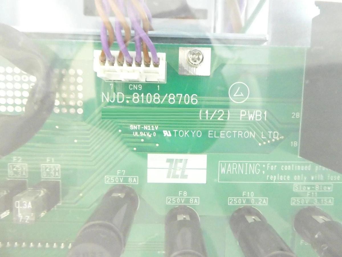 Used TEL Tokyo Electron 2L80-001275-11 DC Power Unit Assembly NJD-8706 Working