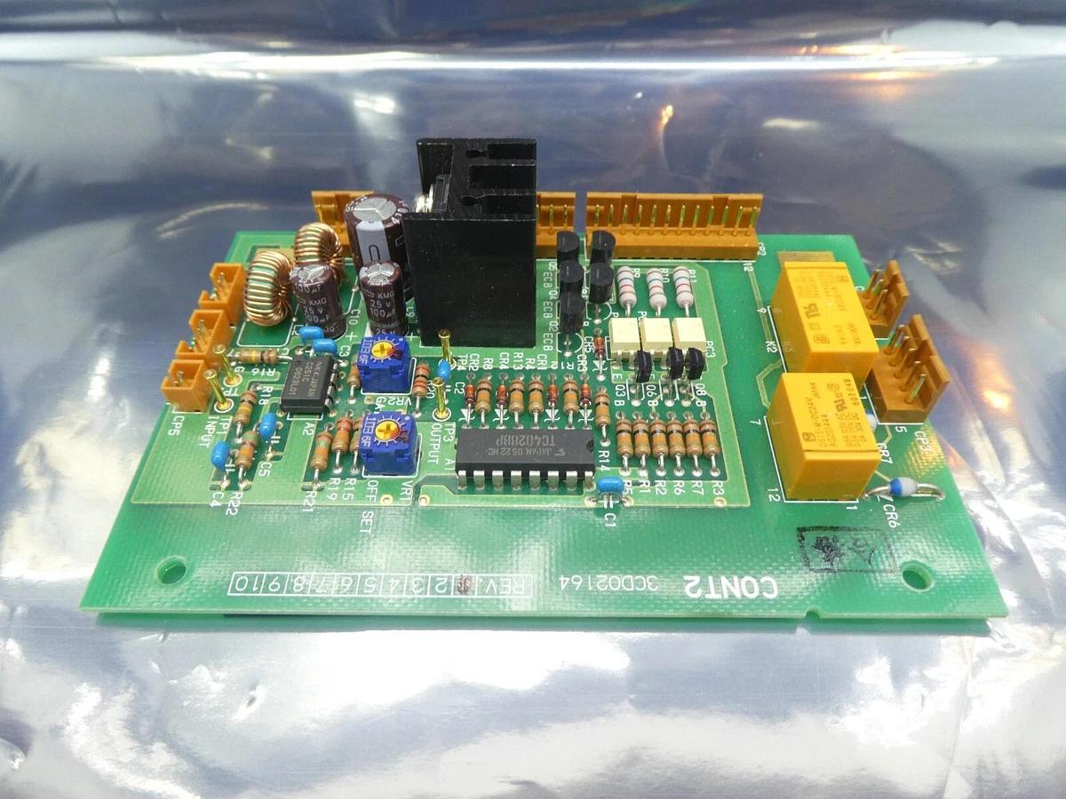 Used Hitachi Kokusai Denki 3CD02164 Relay Board PCB CONT2 Mikro Sonic Working Surplus