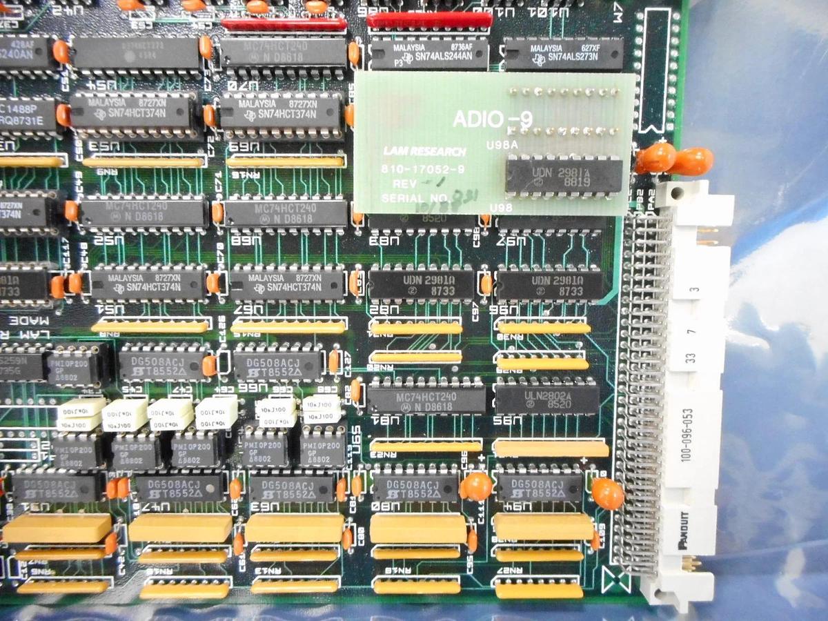 Used Lam Research 810-17031-1 Processor PCB Card 810-17052-9 ADIO-9 Untested AS-IS