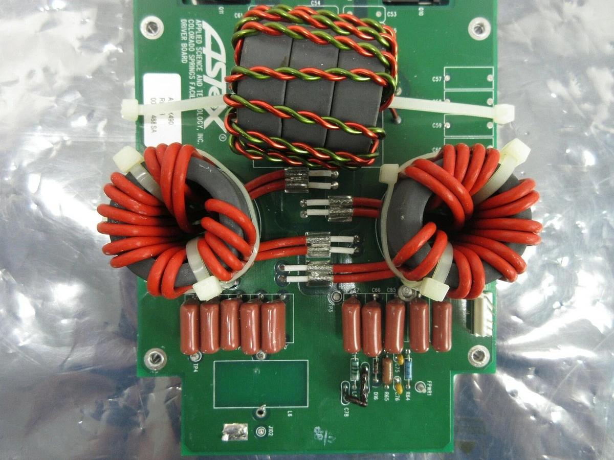 Used ASTeX Applied Science & Technology ABX-X490 Driver Board PCB ETO Rack Working