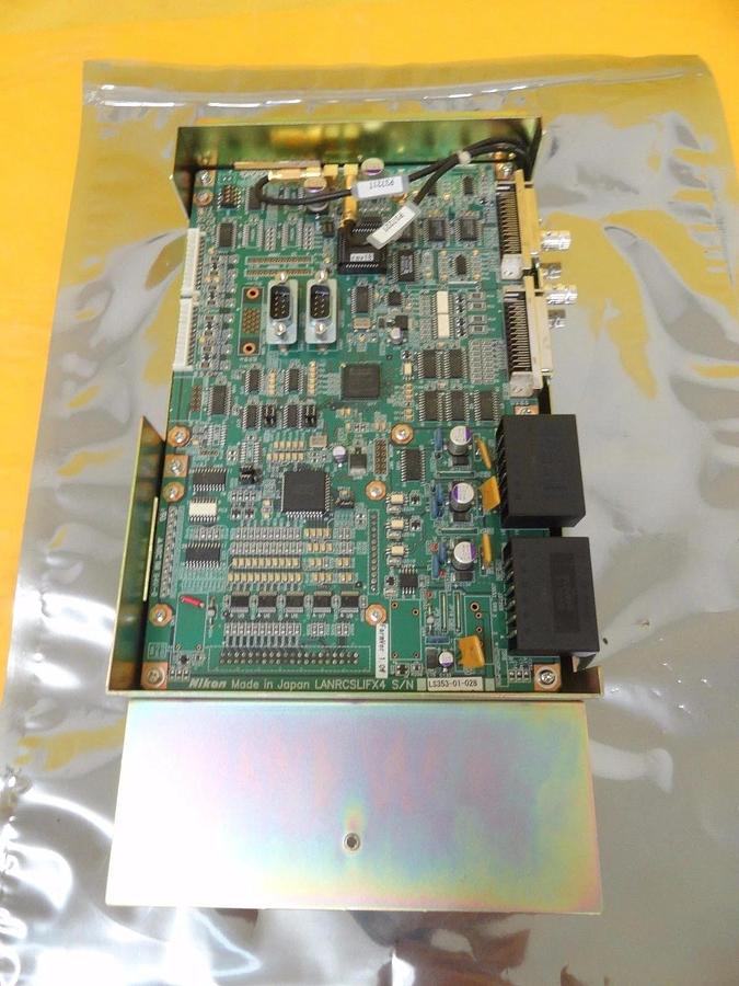 Used Nikon LANRCSLIFX4 Interface Board PCB FarmVer. 1.01 NSR-S307E DUV 300mm Used