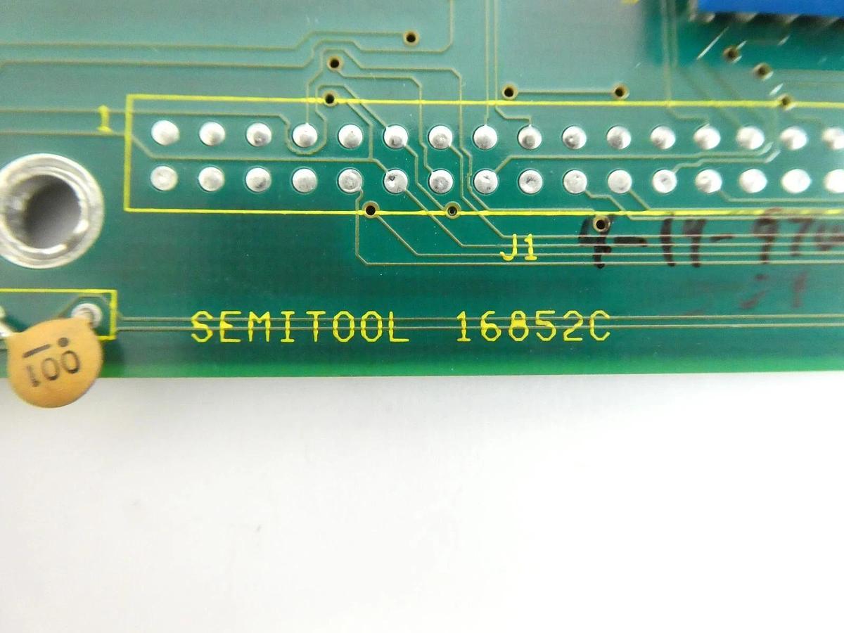Used Semitool 16852-501 PSC-402 SRD Logic Interface PCB Assembly Working Surplus