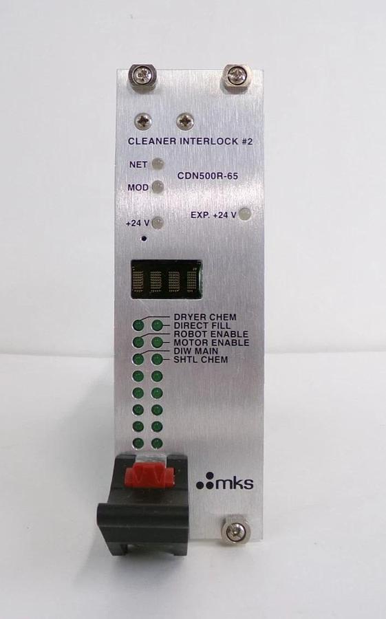Used MKS Instruments AS01500-65 Cleaner Interlock #2 PCB Card 0195-08826 Working
