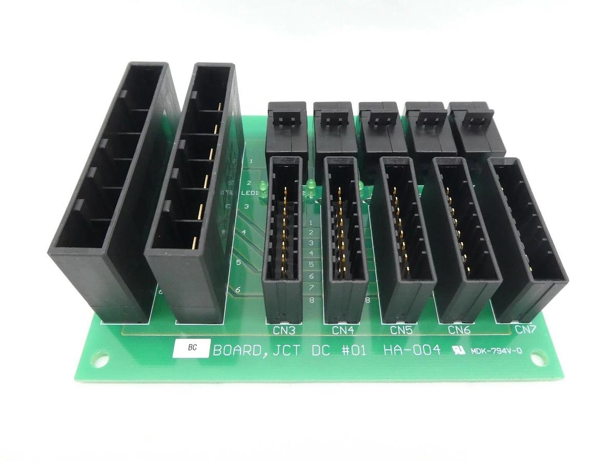 Used TEL Tokyo Electron HA-004 Connector PCB JCT DC #01 Lithius Working Surplus