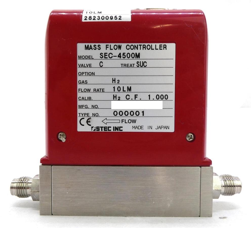 Used Horiba STEC SEC-4500M Mass Flow Controller SEC-4500 10 LM H2 Reseller Lot of 3