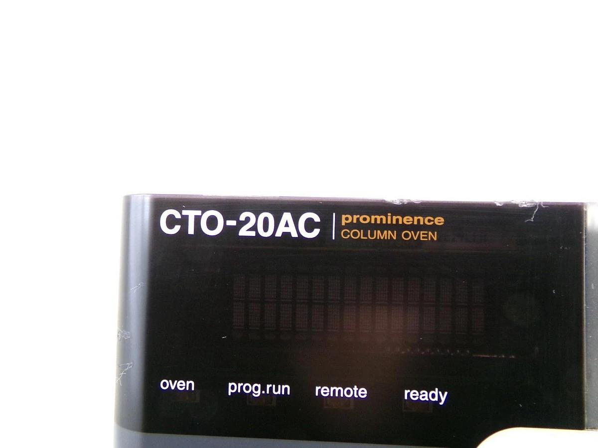 Used Shimadzu 228-45010-32 Prominence Column Oven CTO-20AC Sciex Door Open Untested
