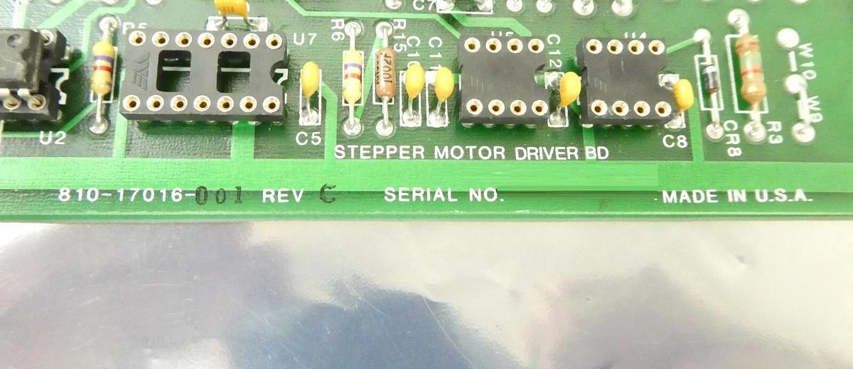 Used Lam Research 810-17016-001 Stepper Motor PCB Lot of 2 Rainbow 4420 Working