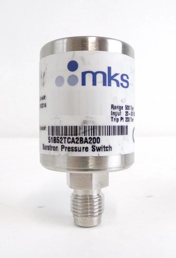 Used MKS Instruments 51B52TCA2BA200 Baratron Pressure Switch Lot of 2 Spare Surplus