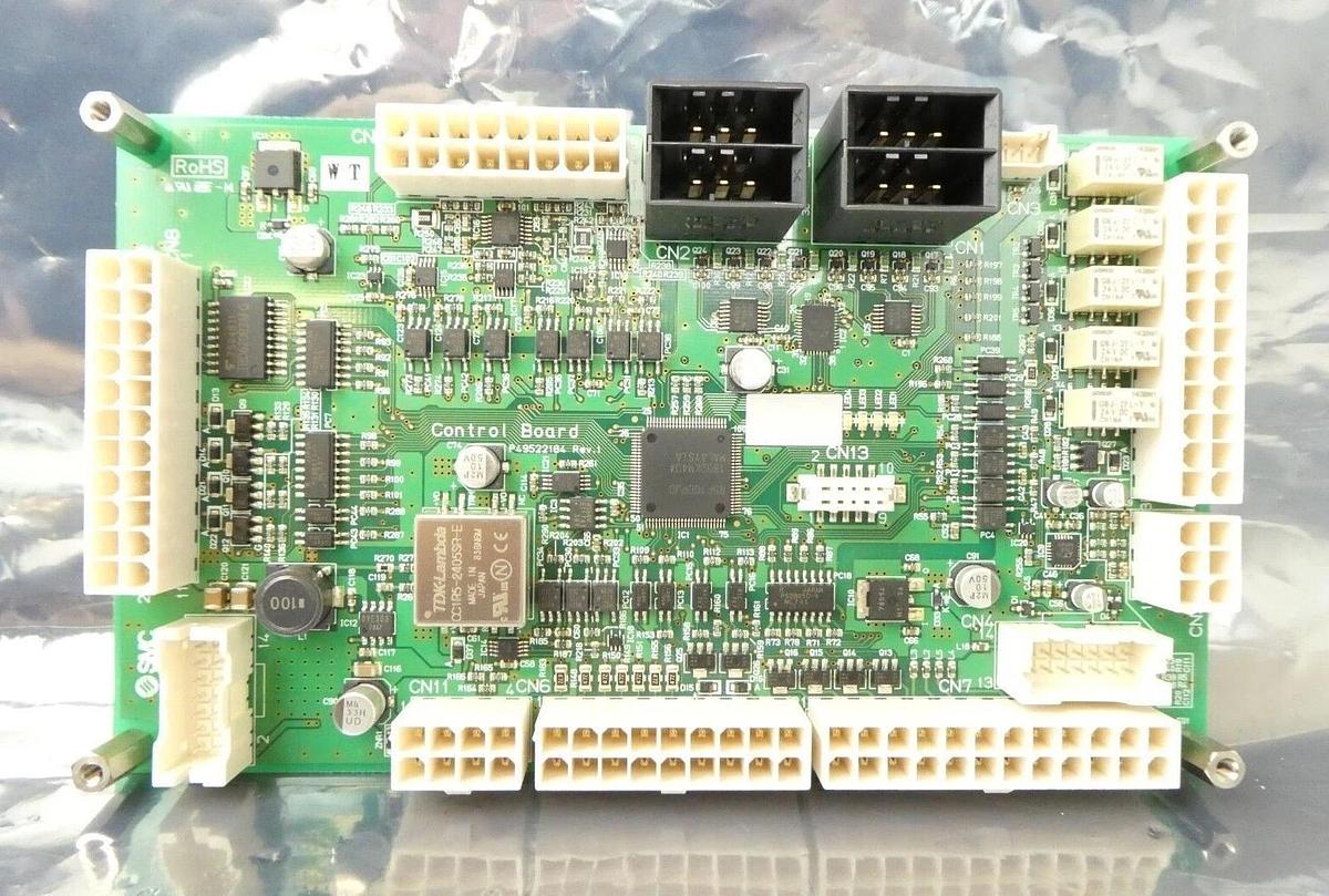 Used SMC P49522184 Interface Control Board PCB Assembly Working Surplus
