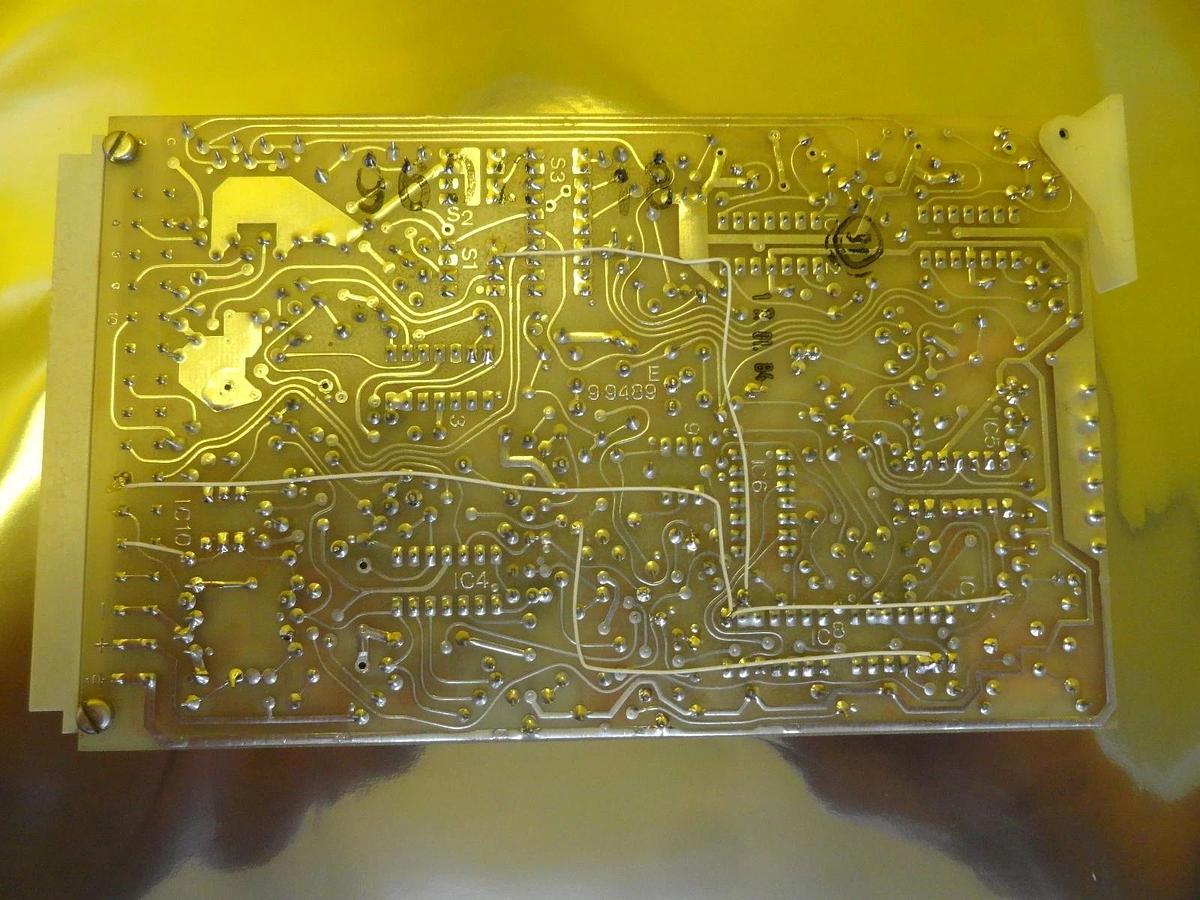 Used Balzers BG 290 563 U Potentiometer Switch PCB Card BG290563-U Used Working
