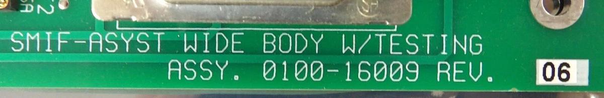 Used AMAT Applied Materials 0100-16009 Smif-Asyst Wide Body W/Testing PCB Working