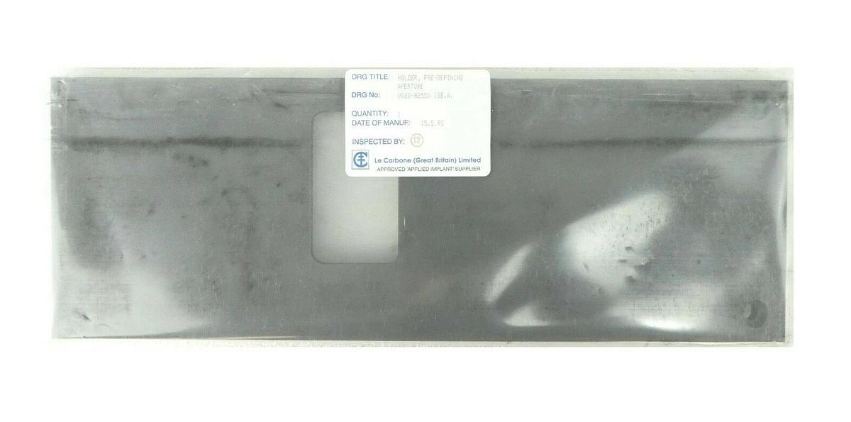 AMAT Applied Materials 0020-82550 Pre-Defining Aperture Holder XR80 New Surplus