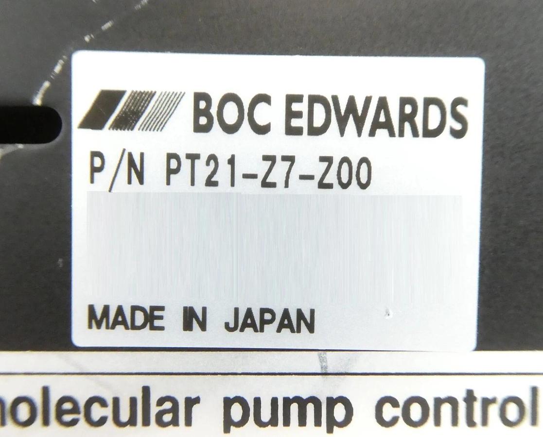 Used SCU-21D Seiko Seiki PT21-Z7-Z00 Turbomolecular Pump Controller Turbo Working