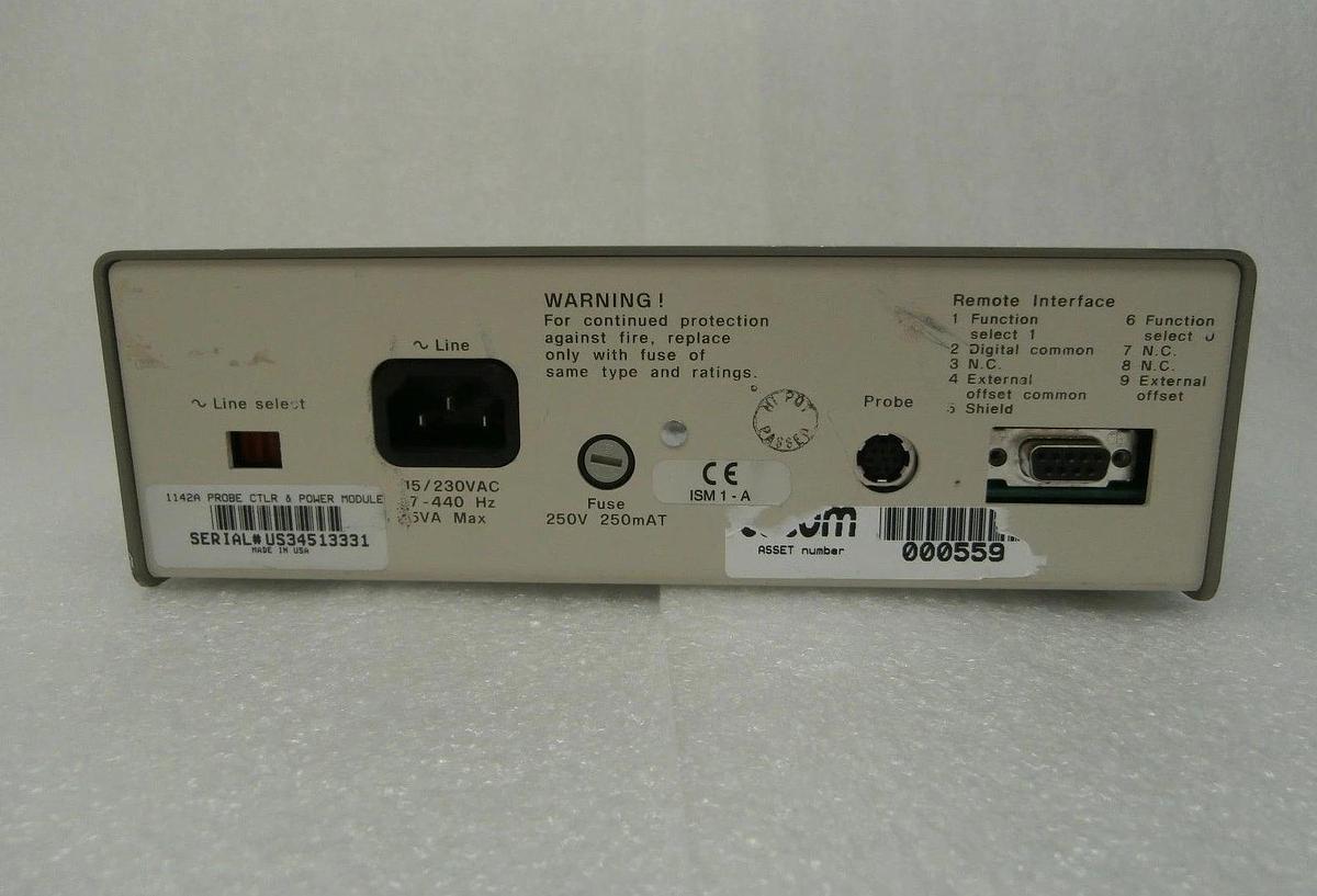 Used HP Hewlett-Packard 1142A Probe Control and Power Module Working Surplus