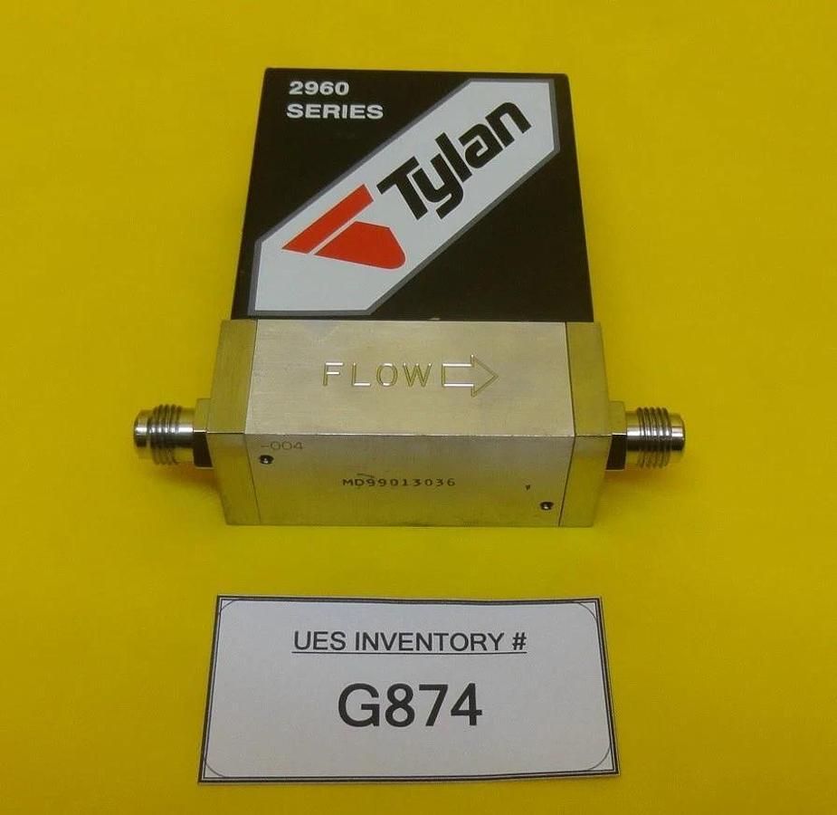 Used Tylan FC-2960MEP5 Mass Flow Controllers 2960 Series 0.05 SLPM N2 Used Working