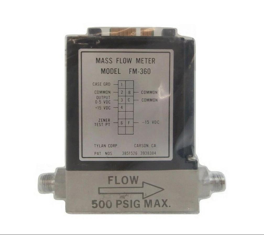 Refurbished Tylan FM-360 Mass Flow Meter 1 SLPM N2 OEM Manufacturer Refurbished