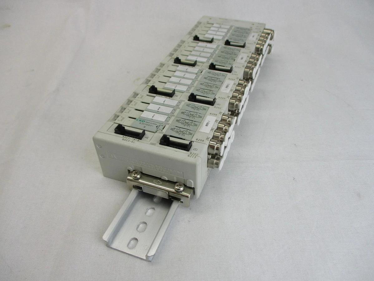 Used CKD N4E0 Series 16-Port Manifold TEL Tokyo Electron Lithius Used Working