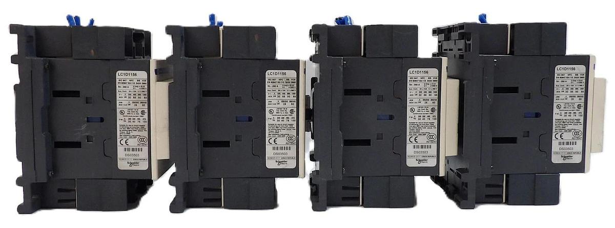 Used Telemecanique LC1D115 Contactor LC1 Square D Lot of 4 Working