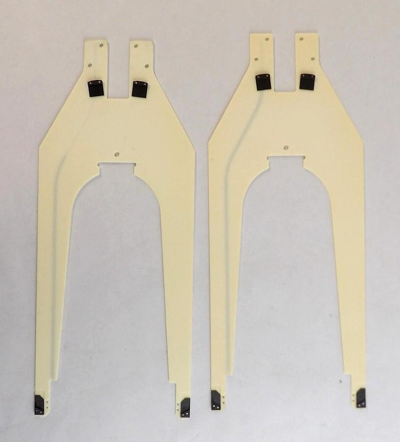 Used TEL Tokyo Electron 200mm 8" End Effector Fork Lot of 2 Unmarked Working