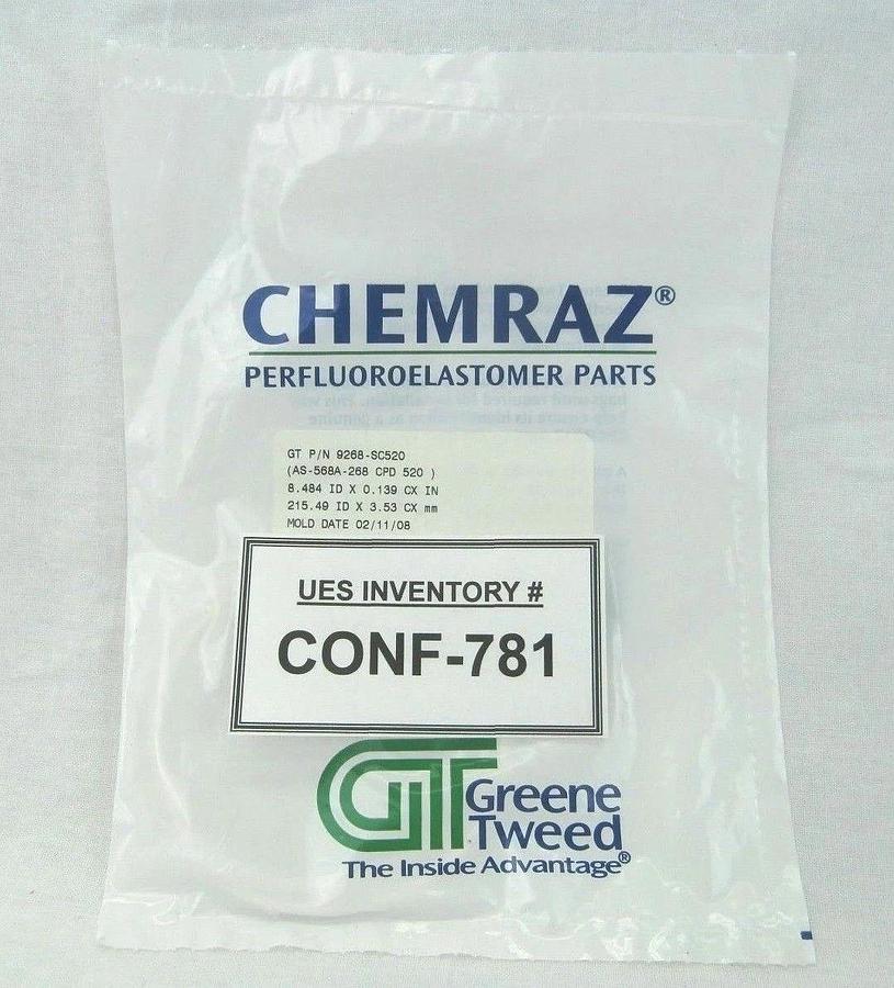 Greene Tweed 9268-SC520 Chemraz O-Ring AS-568A-268 CPD 520 New Surplus