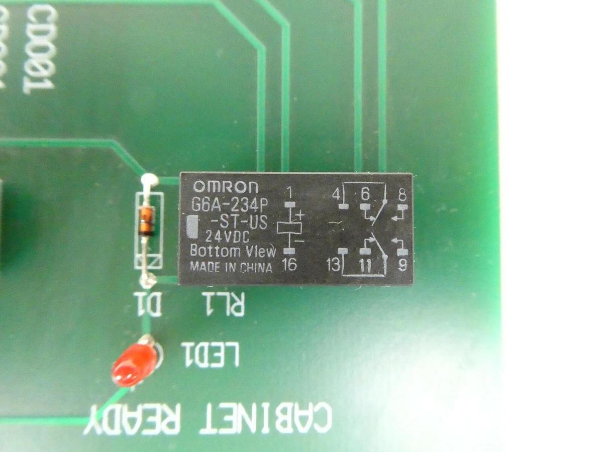 Used FujiFilm 04033 Cabinet Status Indicator PCB GenStream I/II Working Surplus