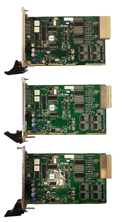 Used MKS Instruments AS01496-0-5 PCB Card CDN496R AMAT 0190-34795 Reseller Lot of 3
