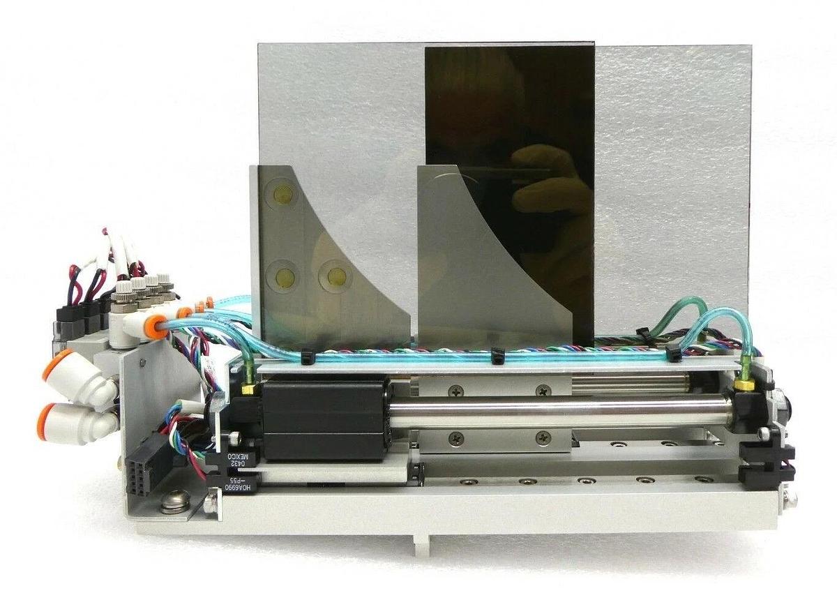Used KLA-Tencor 0024476-001 Polarized Lens Pneumatic Linear Stage Rev. AA AIT Working