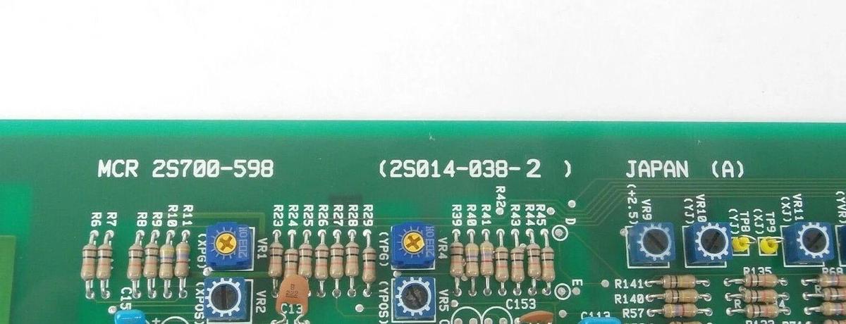 Used Nikon 2S700-598 Processor PCB Card MCR 2S014-038-2 OPTISTATION 3 Working Surplus