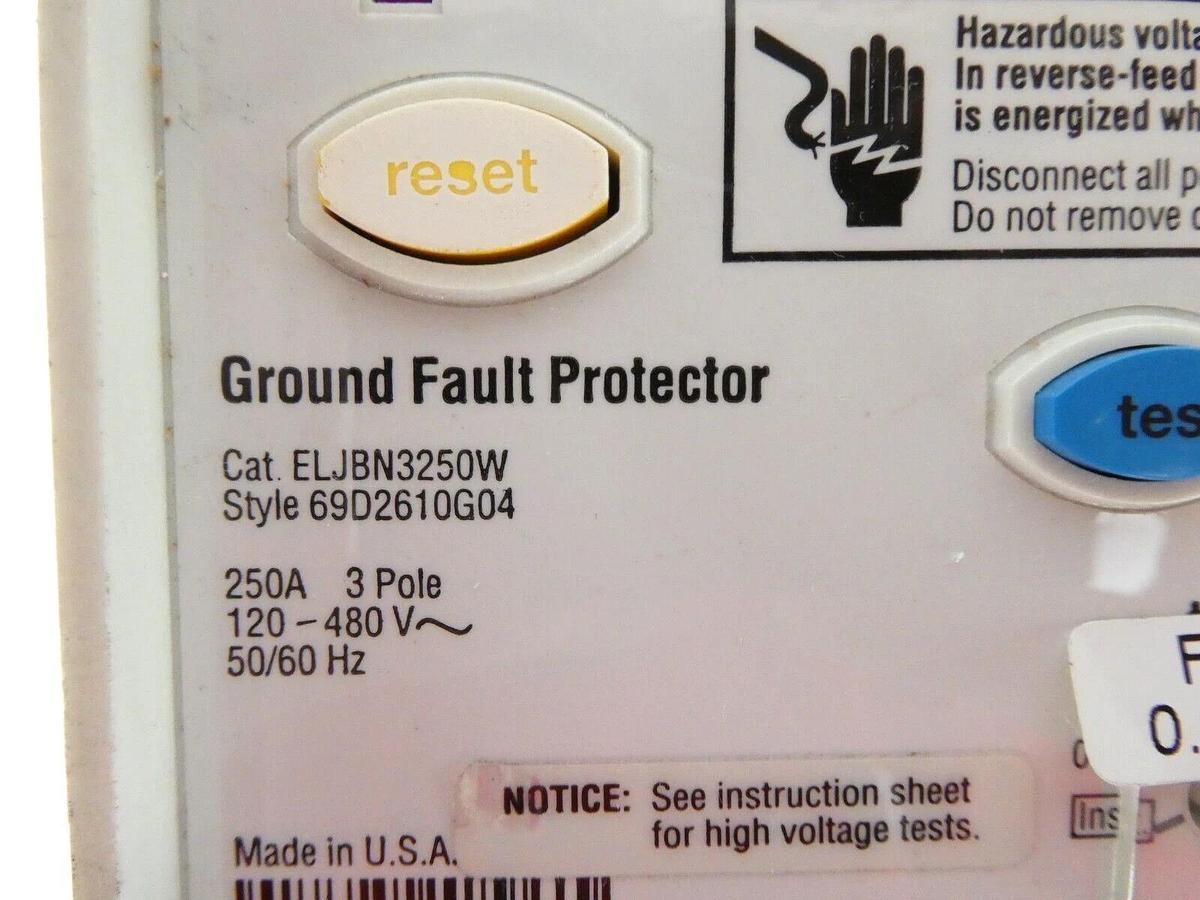 Used AB Allen-Bradley 140U-J2X3 A Circuit Breaker 140U-J2 ELJBN3250W Working