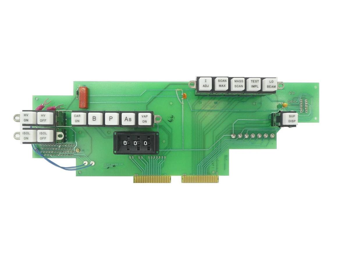Used Varian Semiconductor Equipment VSEA E-F3944003 Source Control PCB Rev. J Working