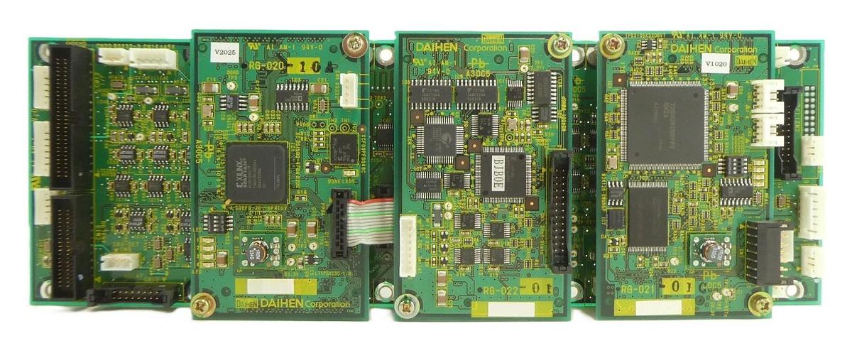 Used Daihen RG-39304B CPU BUS PCB RG-020-10A RG-022-01 RG-021-014 Working Surplus
