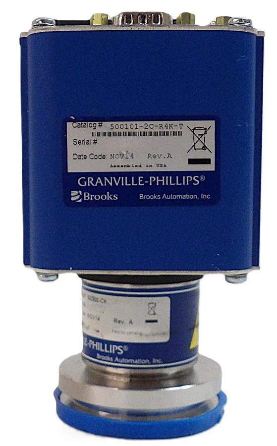 Used Granville-Phillips 500101-2C-R4K-T Micro-Ion Gauge Brooks Automation Working