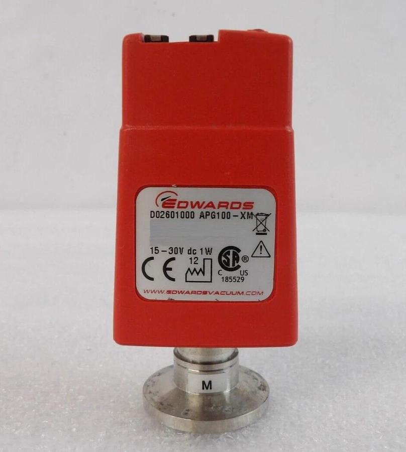 Used Edwards D02601000 Active Pirani Vacuum Gauge APG100-XM Lot of 3 Surplus