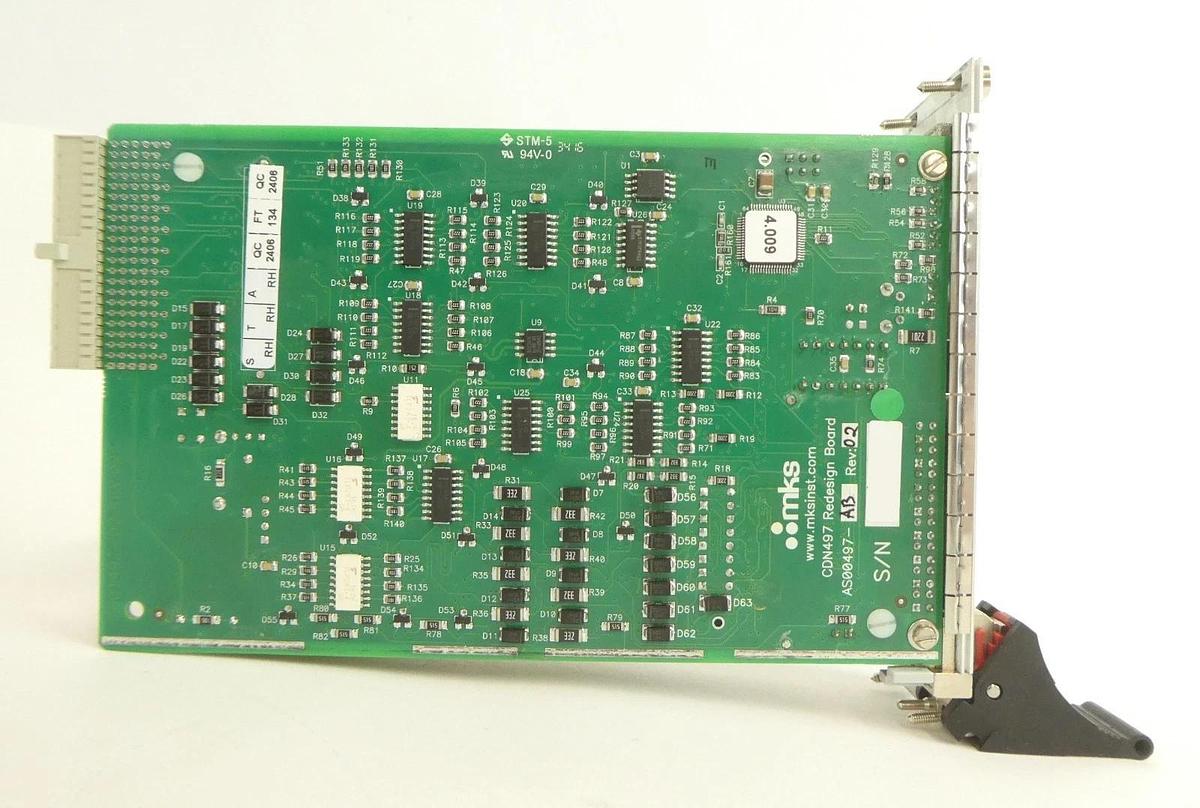 Used MKS Instruments AS01500-87-1 COCVD-Producer Interlock PCB Card AMAT 0190-51935