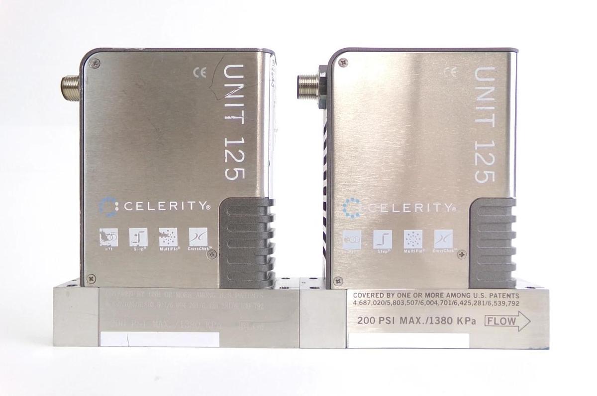 Used Celerity IFC-125C Mass Flow Controller MFC UNIT 125 Reseller Lot of 8 Working
