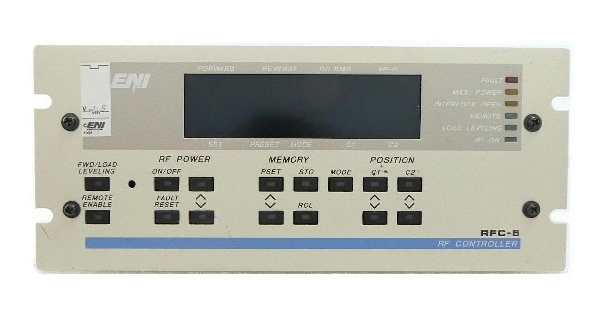 Used ENI Power Systems RFC-5-7 RF Matching Network MW Controller RFC-5 Working