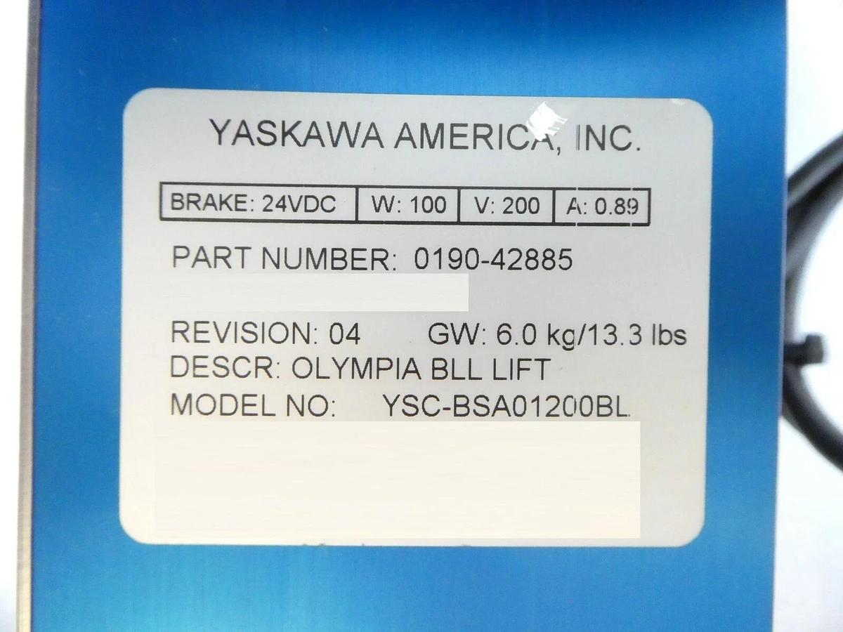 Used AMAT Applied Materials 0190-42885 Olympia BLL Lift Assembly Working Surplus