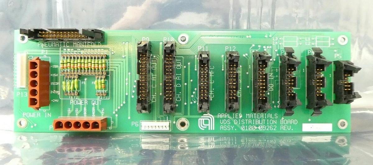 Used AMAT Applied Materials 0100-09262 VDS Distribution Board PCB Working Surplus